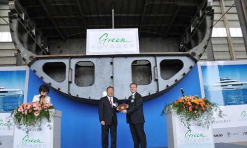 Kingship Green Voyager keel laying