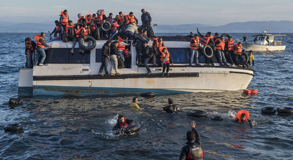 Syrians and Iraqis migrants October 2015