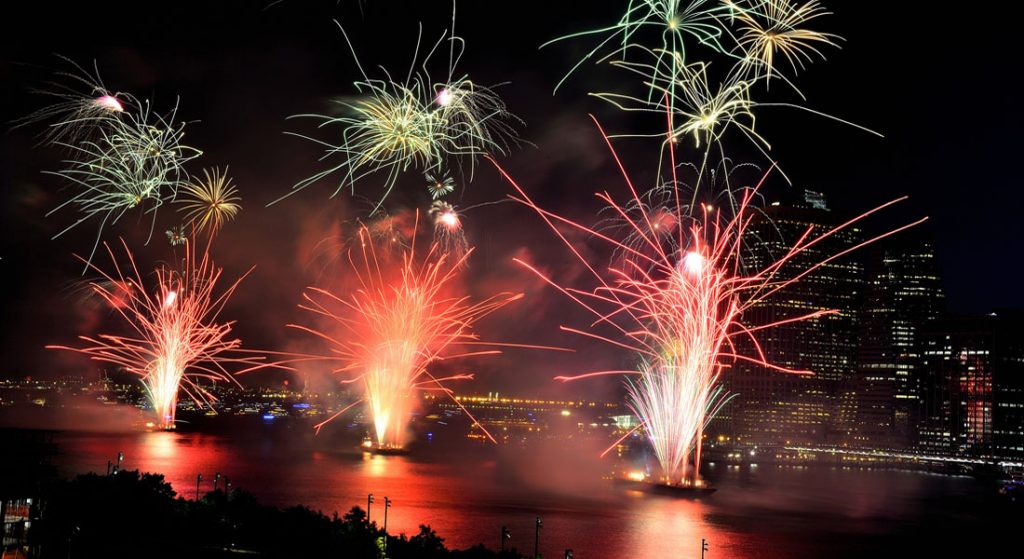 Macy's 4th of July fireworks megayacht mecca