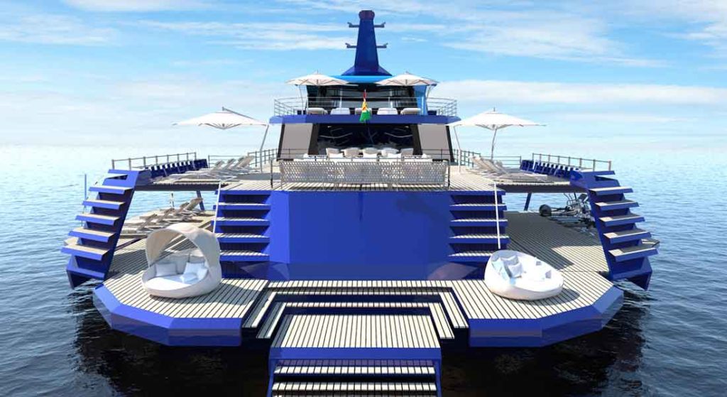 Valerio Rivellini's Extended Explorer megayacht concept