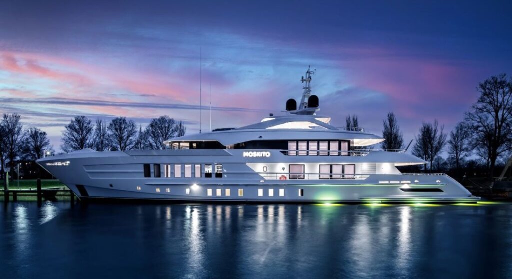 Moskito is a Heesen 55M Steel megayacht