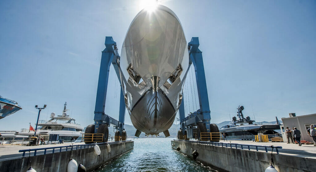 the Baglietto Lion is the latest megayacht in the 48m T-Line