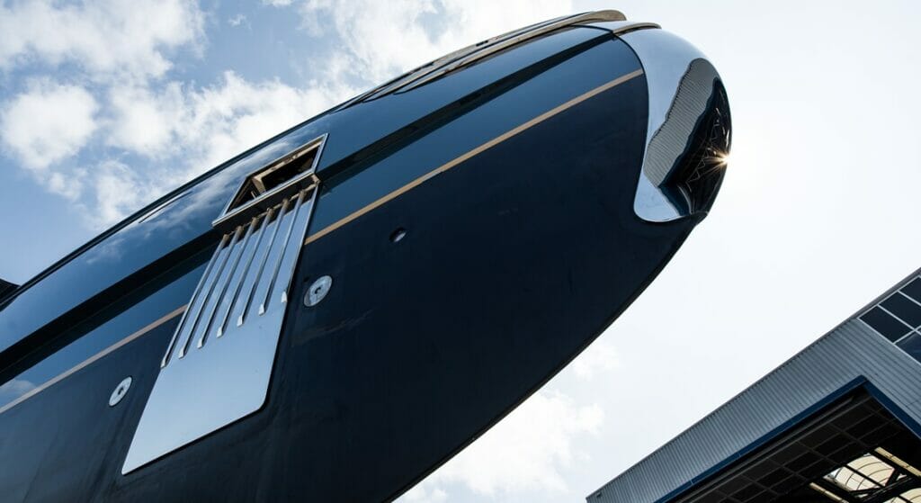 with the superyacht Phi finally in the water, Royal Huisman will deliver her soon