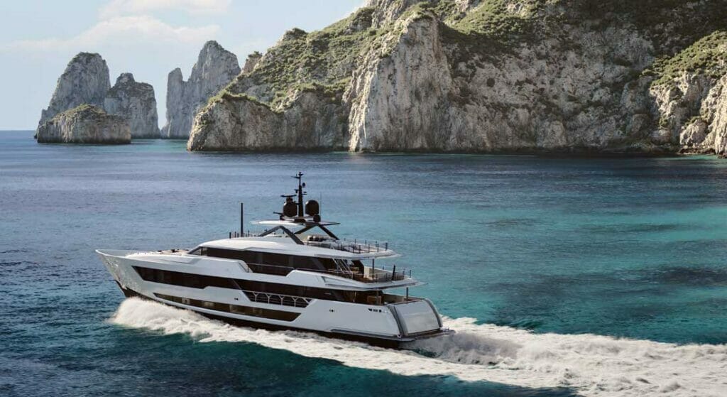 Custom Line 140 is the largest megayacht for the brand