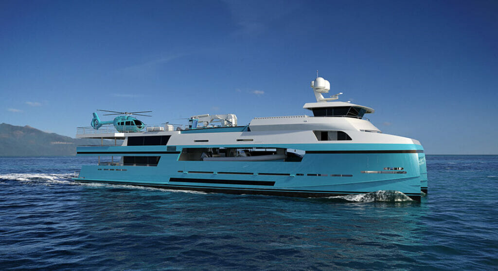 My Bro is a catamaran megayacht coming in 2023