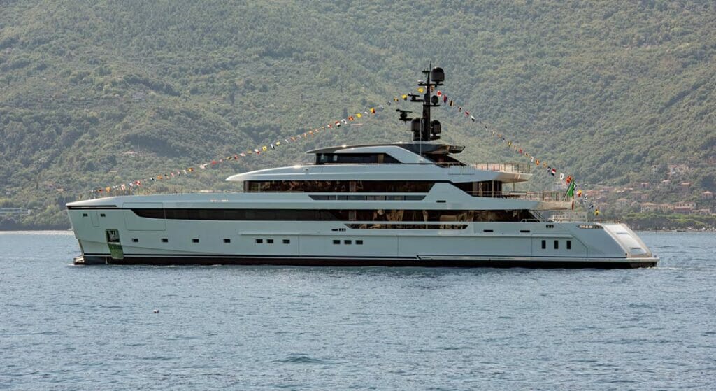 hull number two of the Sanlorenzo 62 Steel megayacht series