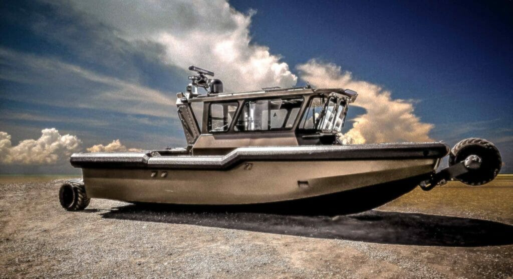 the Sealegs IKA11 is up for auction, possibly as a megayacht tender