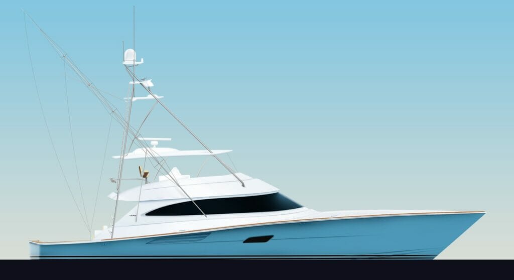 the Viking 90 open bridge a.ka. convertible megayacht sportfisherman