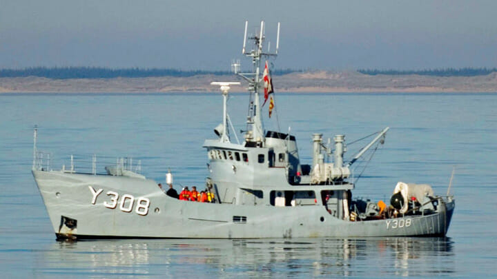 Spirit of Romo prior to her conversion into a superyacht