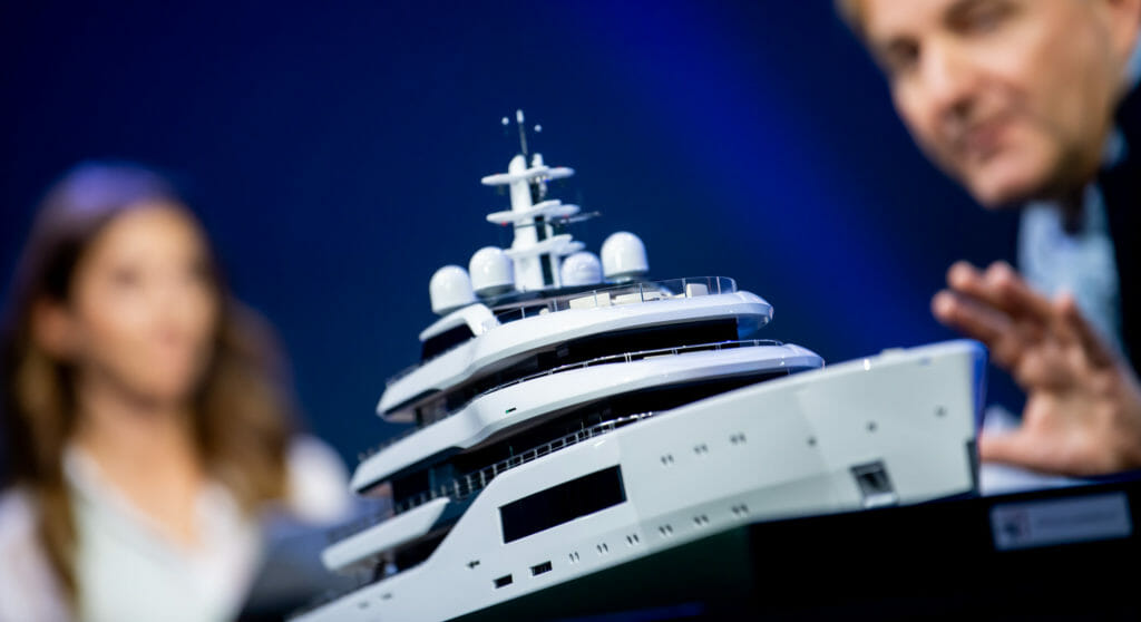 the Amels 80 megayacht premiere