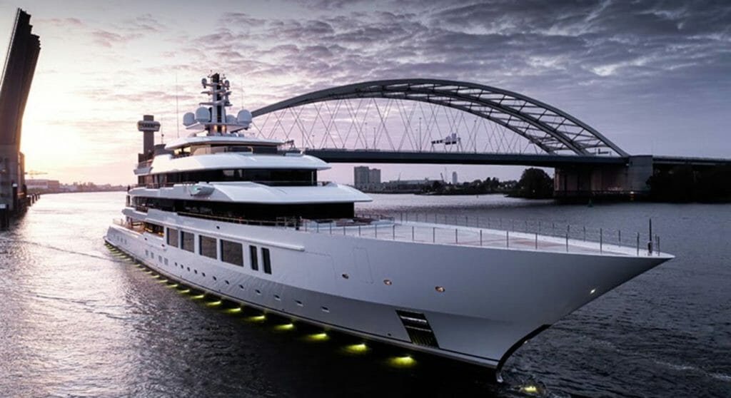 Oceanco has delivered the superyacht Infinity, a.k.a. Y719