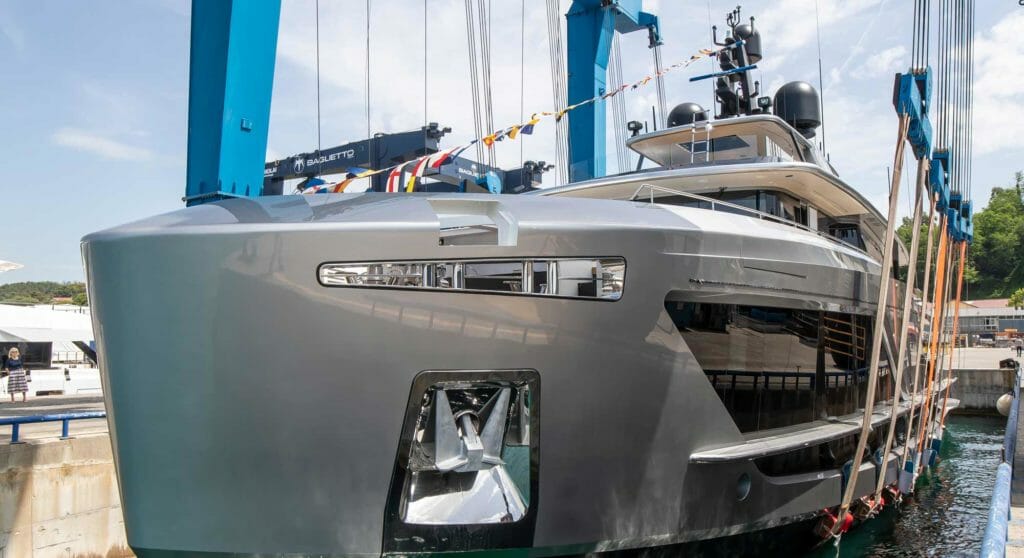 Baglietto launched the megayacht Enterprise in May 2022