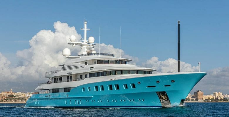 the Axioma auction stems from the arrest of the superyacht