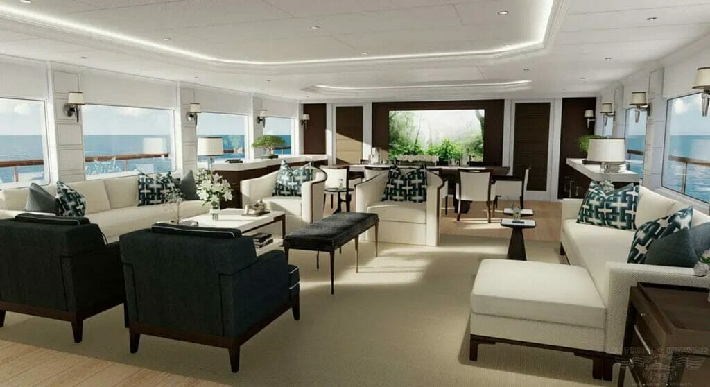 Patrick Knowles Designs did the refit of the superyacht Alta