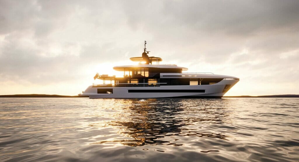 the first Mangusta Oceano 39 hull is in build for superyacht owners