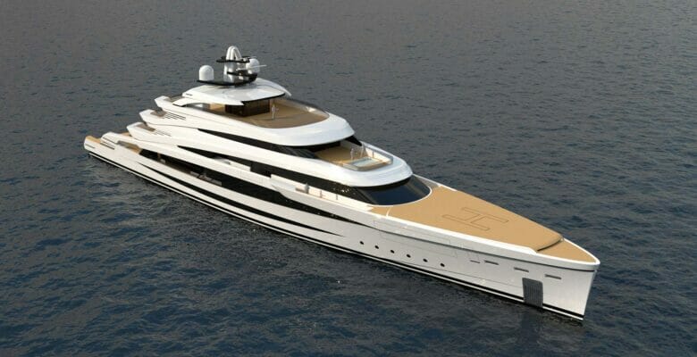 Tommaso Spadolini 90-meter motoryacht designed for a client