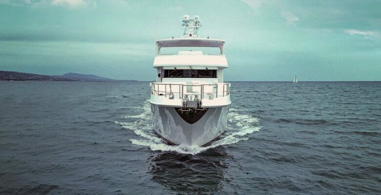 the Nordhavn 80-02 megayacht in Dana Point