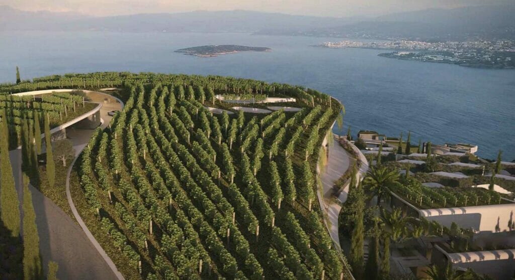 Elounda Hills resort is coming in 2026 with a marina