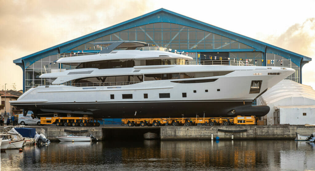 Benetti Diamond 44M yacht hull 6 launch