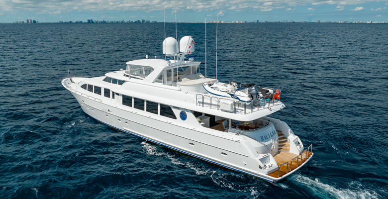 the yacht Emilia is a Westport 112 from 2002