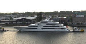 the superyacht Royal Romance; seized yacht