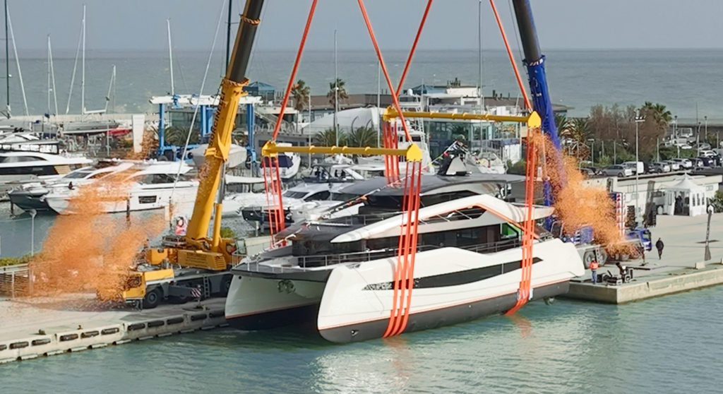 the yacht Acali is the first WiderCat 92