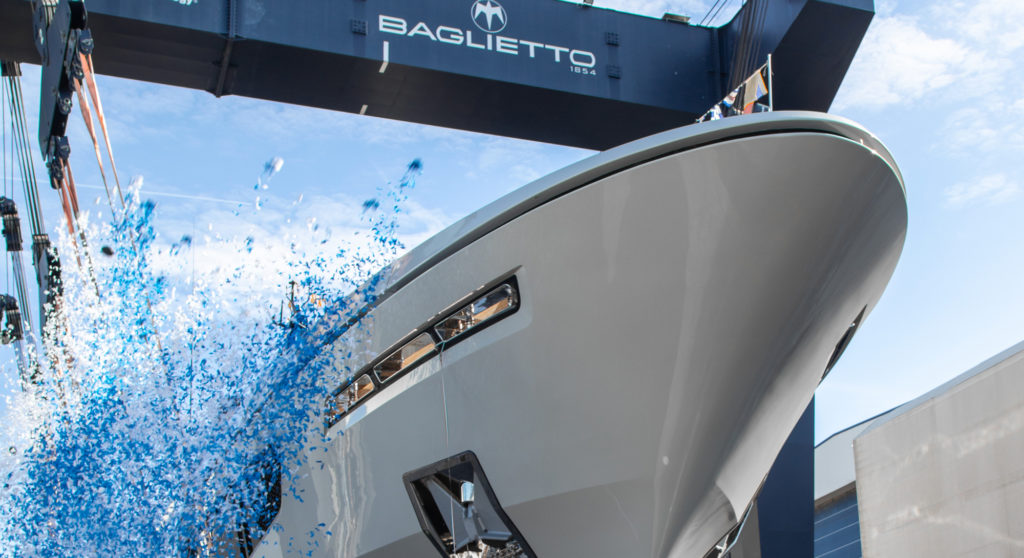 the launch of the Baglietto T52 yacht Infinity