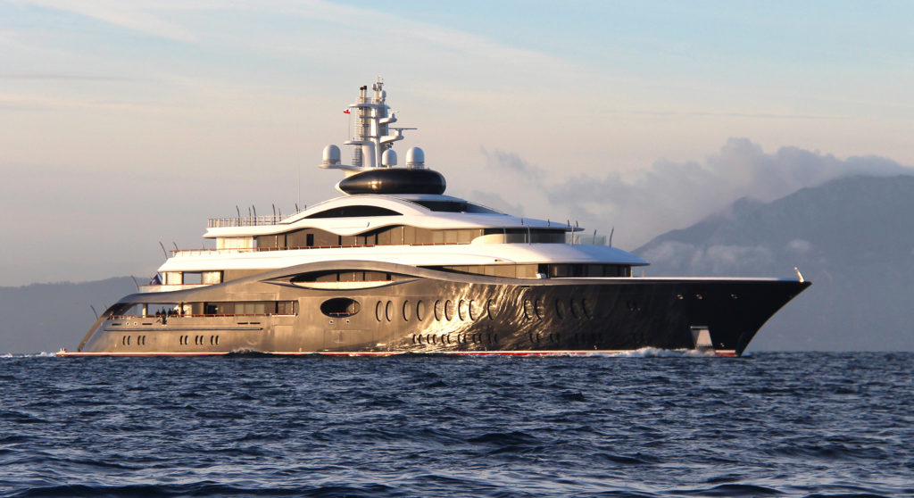 the Feadship yacht Launchpad in Gibraltar