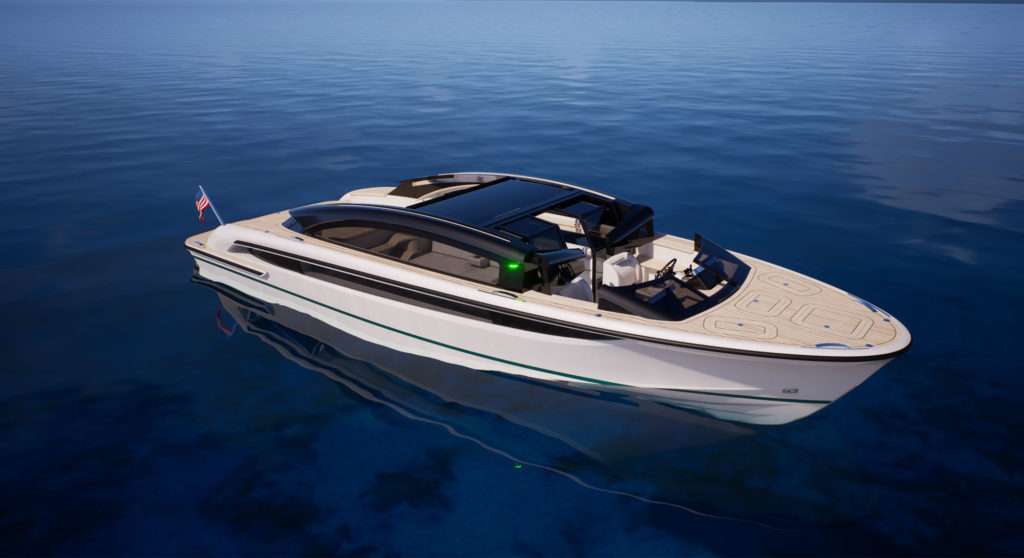 Hodgdon Tenders and Espen Øino International created a forward helm design