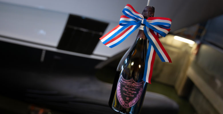 the christening of the Heesen yacht Serena