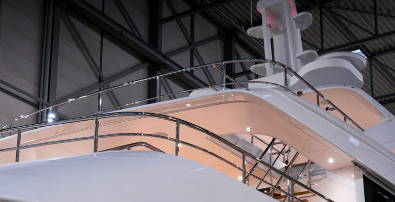 the yacht Serena at Heese