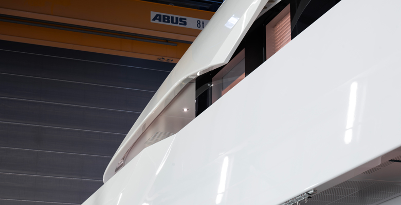 the yacht Serena at Heesen