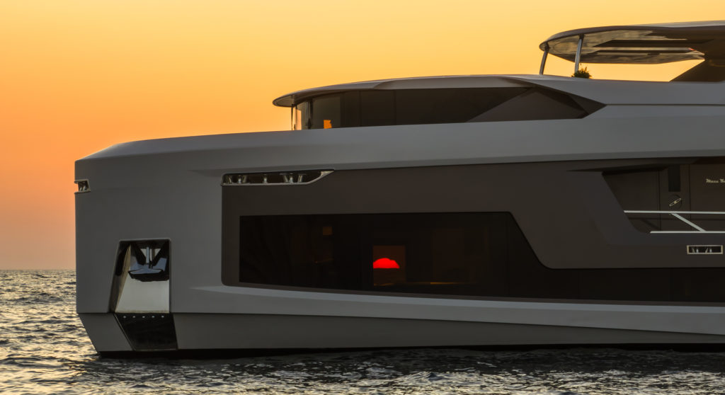 the 92 DS yacht from Mazu Yachts