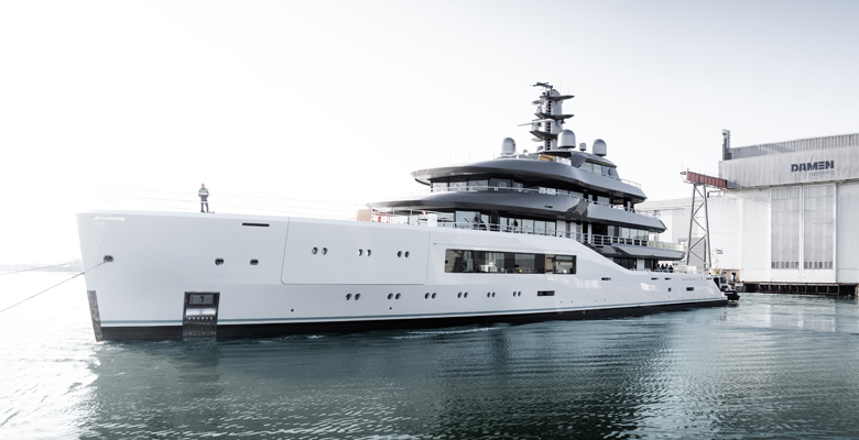 Amels 80 yacht Amels 8001 launch