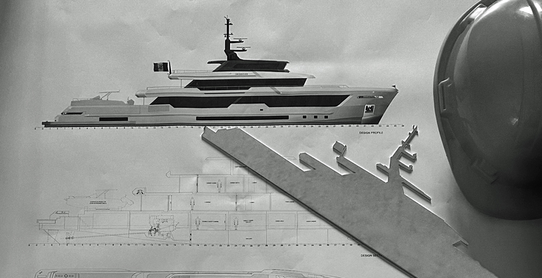 Columbus Crossover 48 yacht drawings