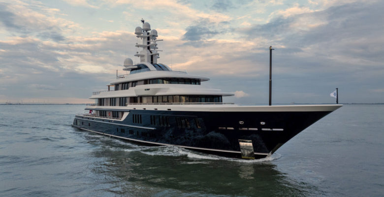 Damen Yachting refitted the yacht Moonstone
