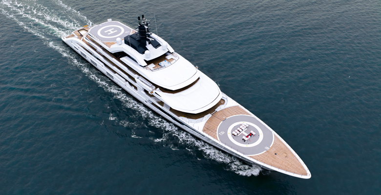 Damen Yachting yacht Project Tanzanite sea trials