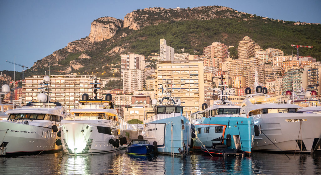 superyachts attending the Monaco Yacht Show