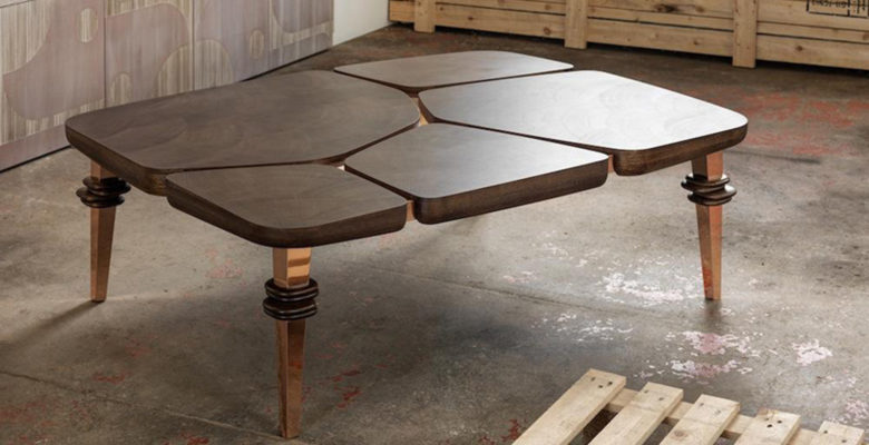 Cracked Earth table from Silverlining