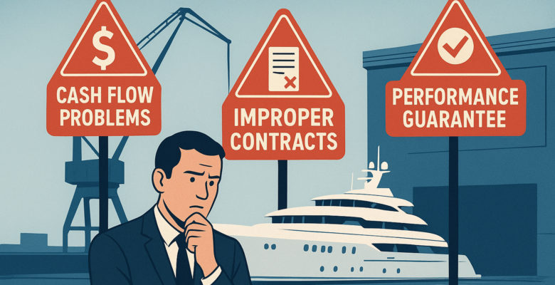 yacht yard red flags