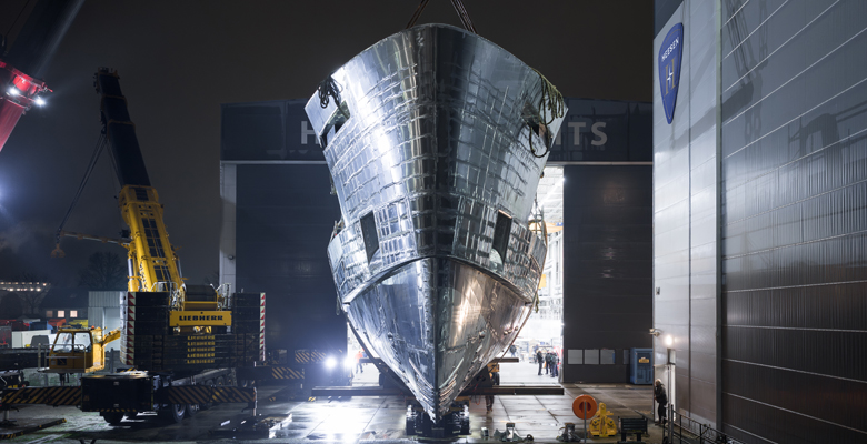 yacht Project Evita hull