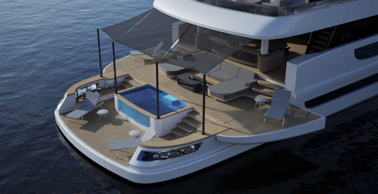 Lazzara UHV 160 yacht aft