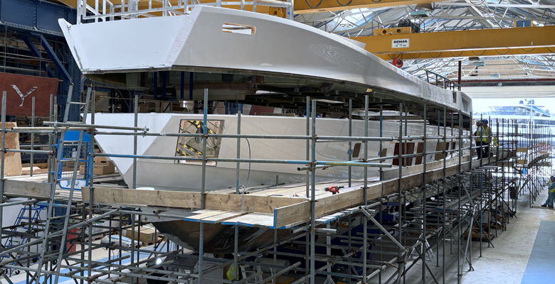 Princess X90 yacht hull #1