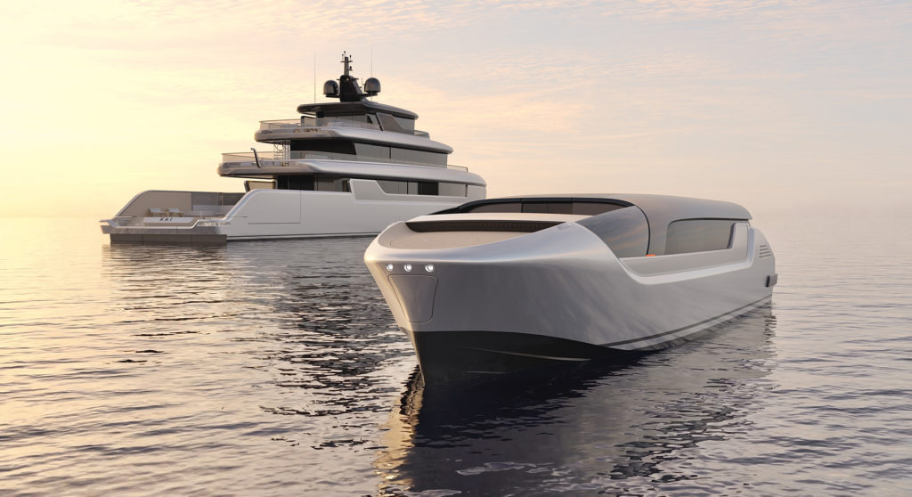 Project Kai and Kai Limousine Tender - Baz Yacht Design