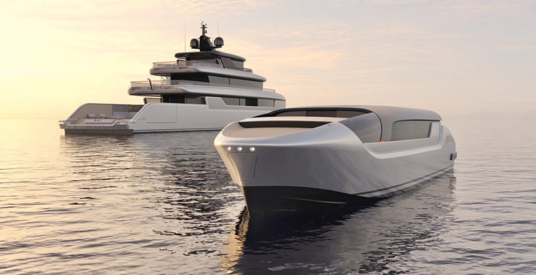 Project Kai and Kai Limousine Tender - Baz Yacht Design