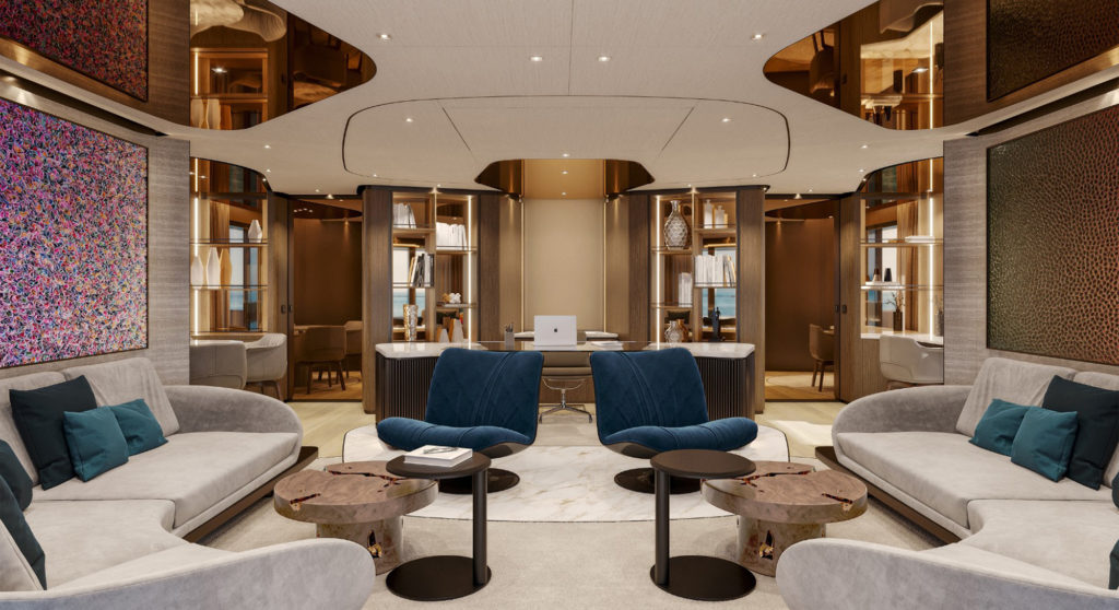 Sanlorenzo 74 Steel yacht Silver Fox for charter with Edmiston