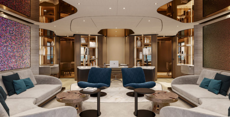 Sanlorenzo 74 Steel yacht Silver Fox for charter with Edmiston