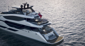 Sunseeker 134 Superyacht aft decks