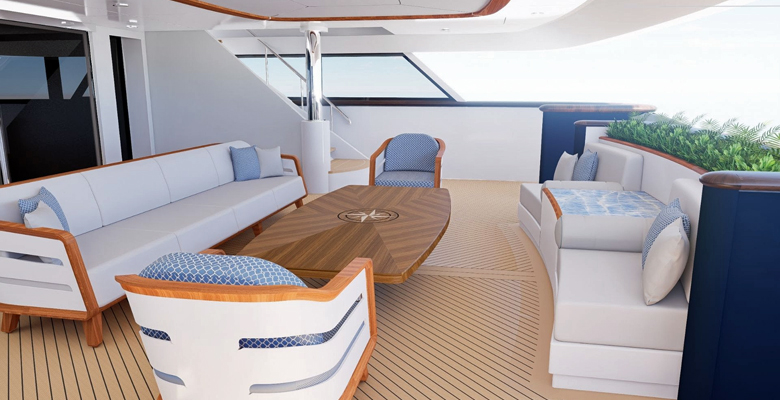 refit of the yacht Mirabella