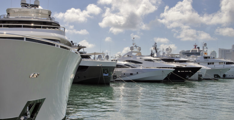 Miami Beach Yacht Collection at the Miamii show